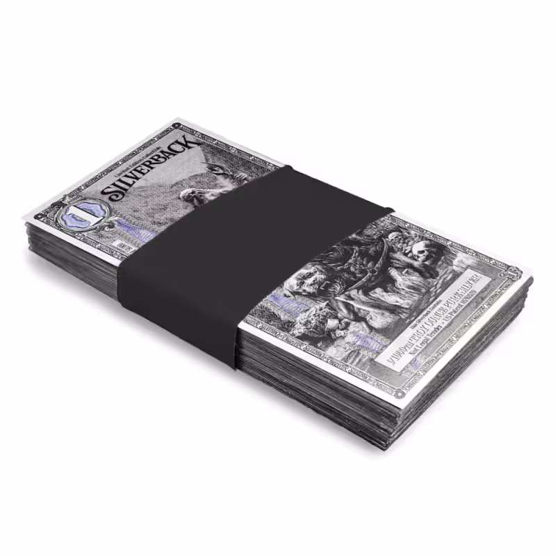 1 Hades Silverback Silver Note (100 Pack, New)