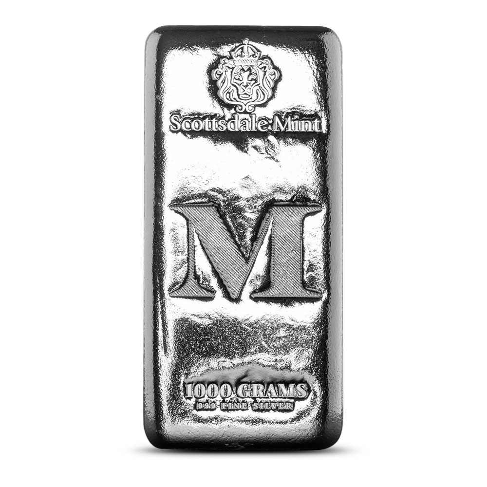 1 Kilo Scottsdale Silver Imperium Collection M1000 Bar