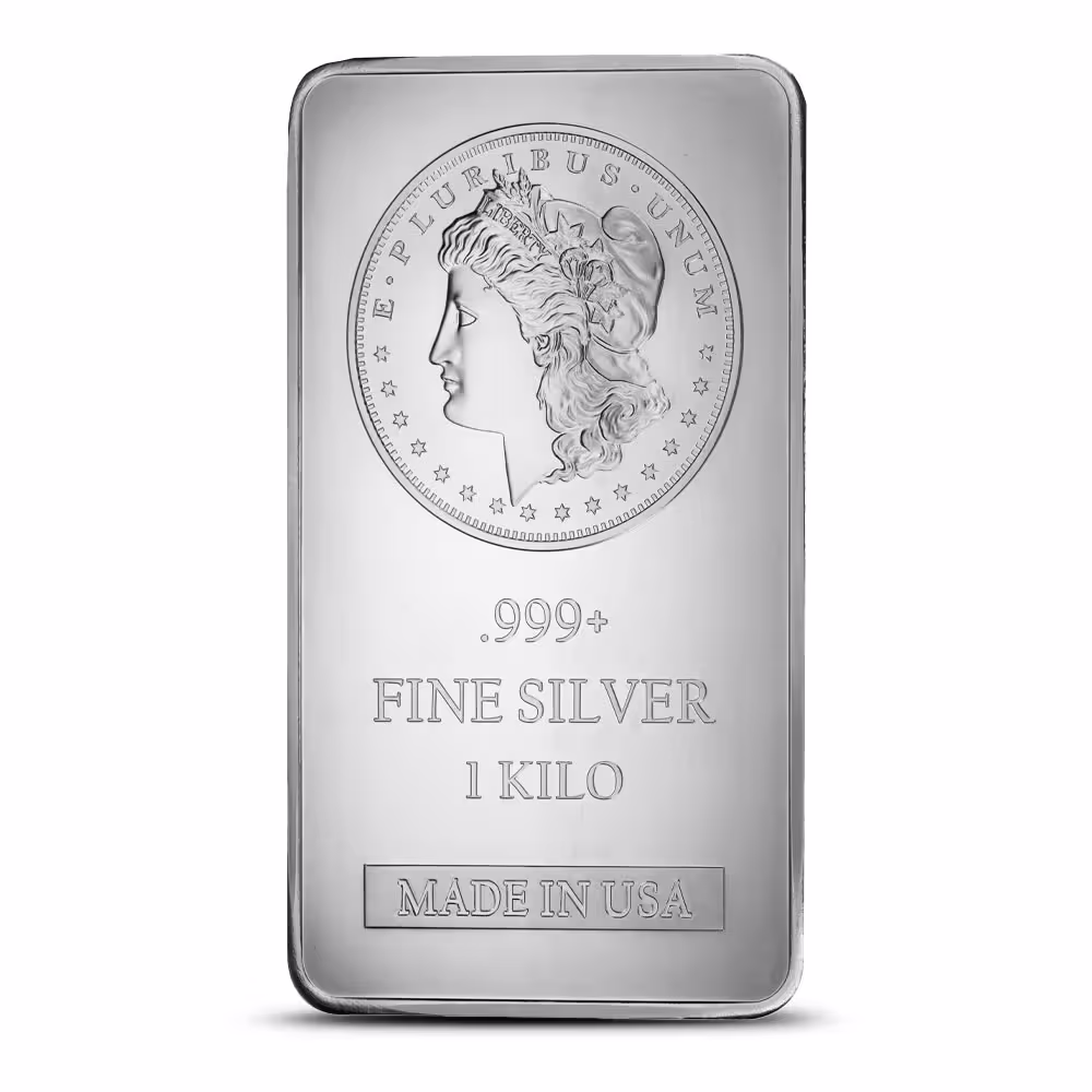 1 Kilo Sunshine Morgan Silver Bar (New)