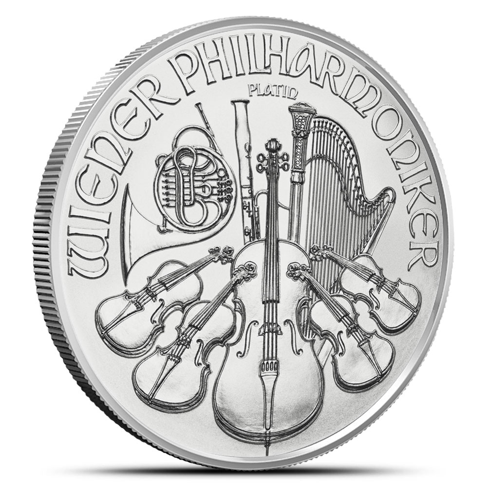 1 oz Austrian Platinum Philharmonic Coin (Random Year)
