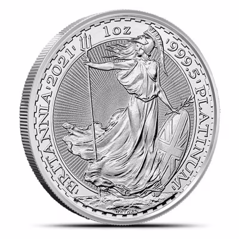 1 oz British Platinum Britannia Coin (Random Year)