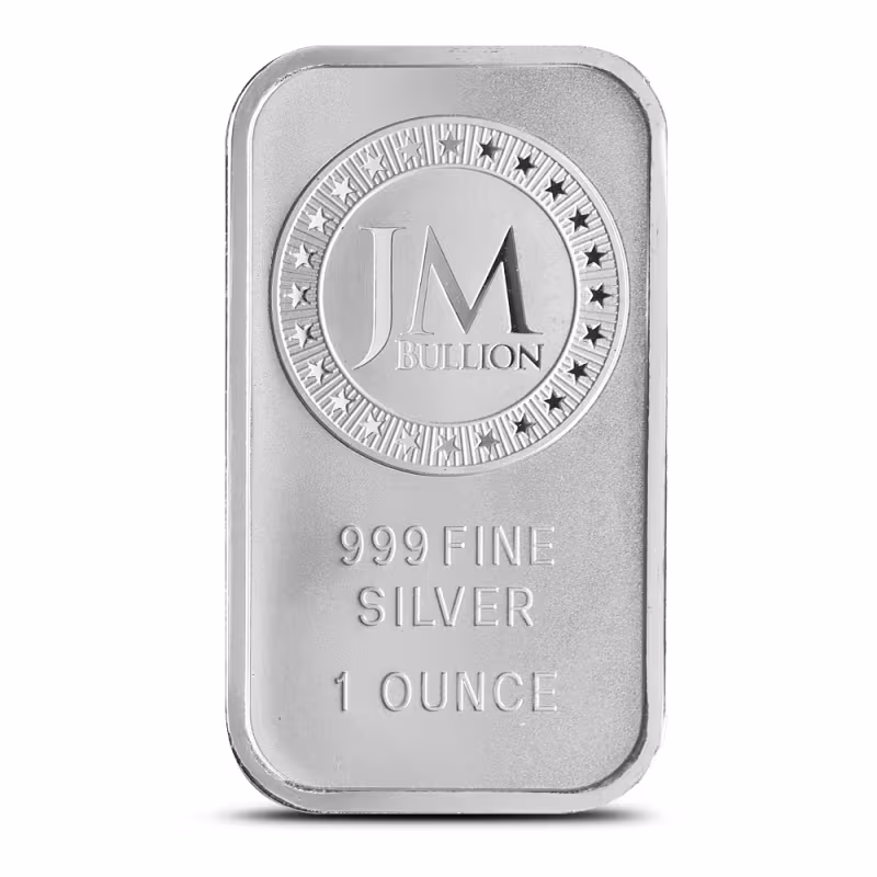 1 oz Bullion Metals Silver Bar (New, Frosted Finish)