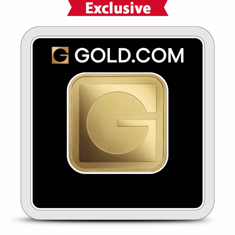 1 oz Gold.com Square Gold Bar