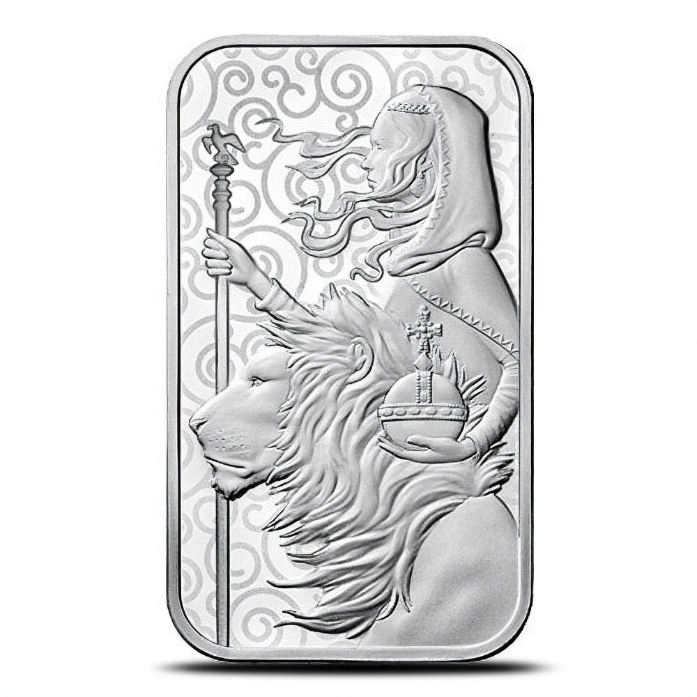 1 oz Great Britain The Great Engravers Collection Una and the Lion Silver Bar (New)