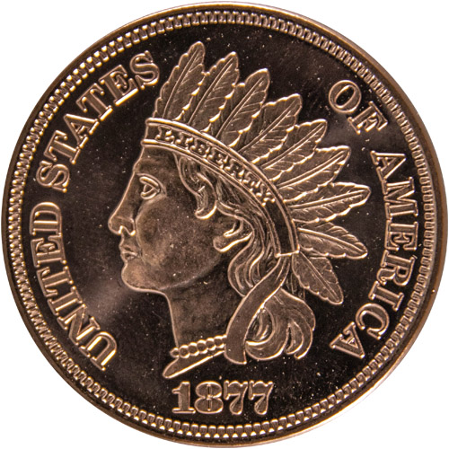 1 oz Indian Head Penny Copper Round (New)