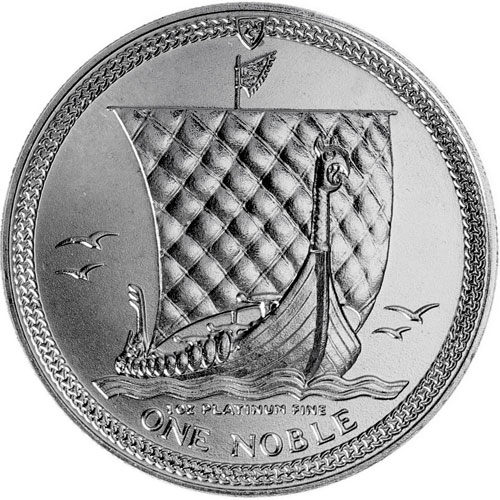 1 oz Isle of Man Platinum Noble Coin (Random Year)