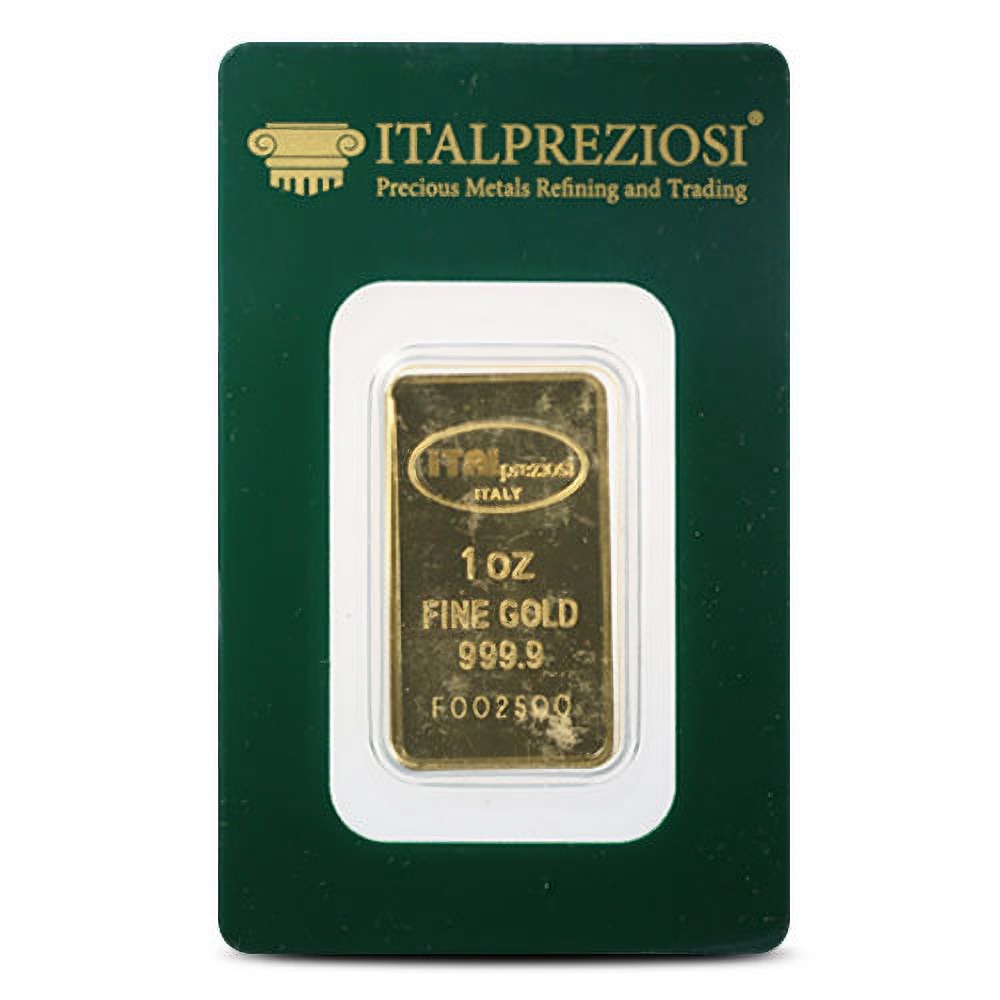 1 oz Italpreziosi Gold Bar (New w/ Assay)