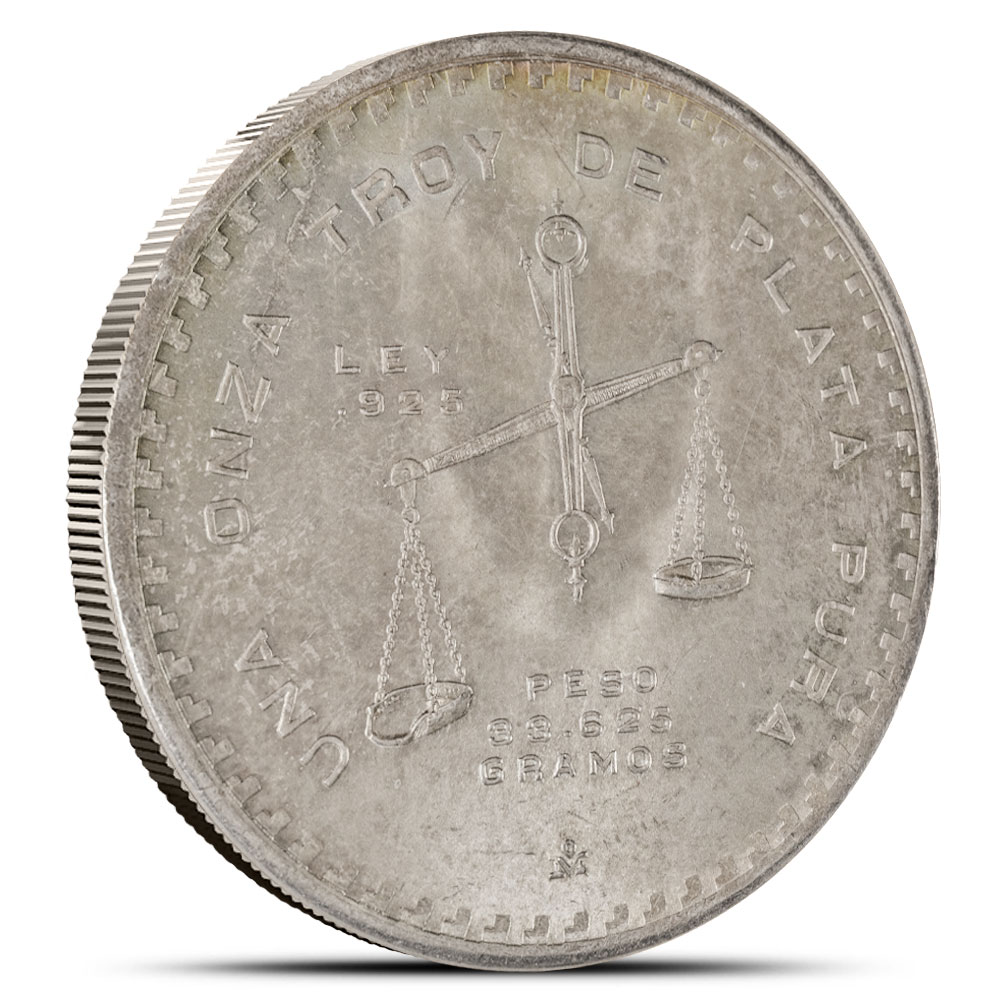 1 oz Mexican Silver Onza (Random Year, Uncirculated)