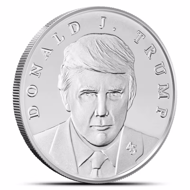 1 oz President Trump First Edition Silver Medallion (Capsule)