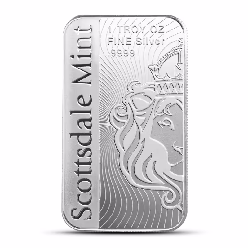 1 oz Scottsdale Vortex Silver Bar (New)