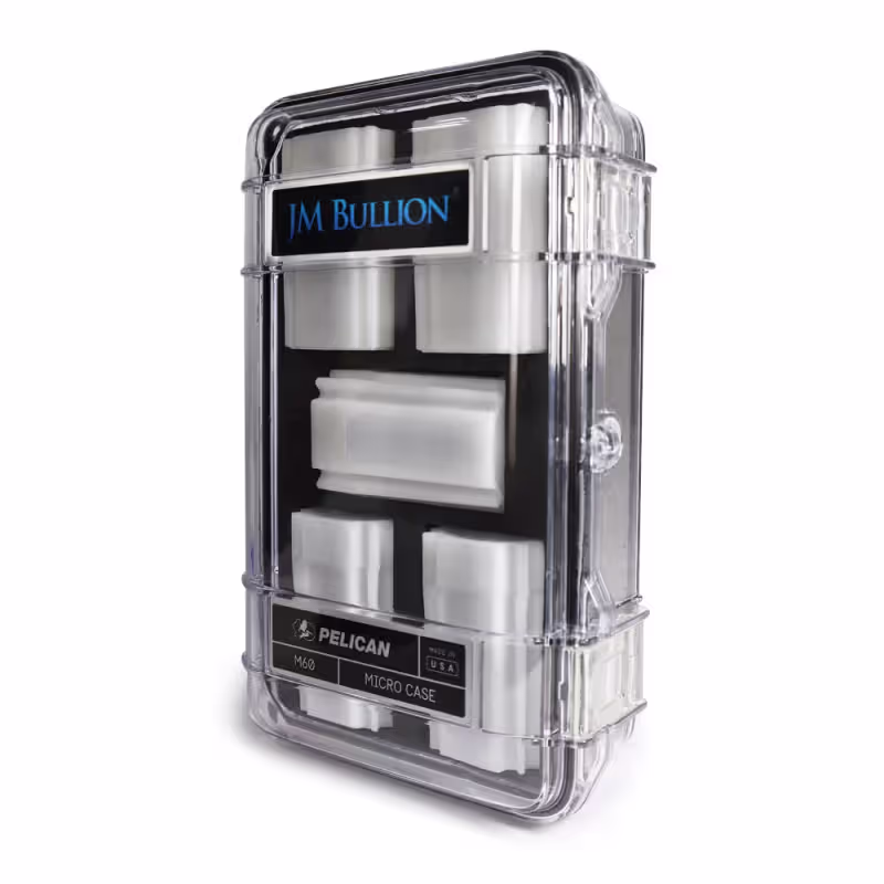 1 oz Silver Round Bullion Metals Pelican Case