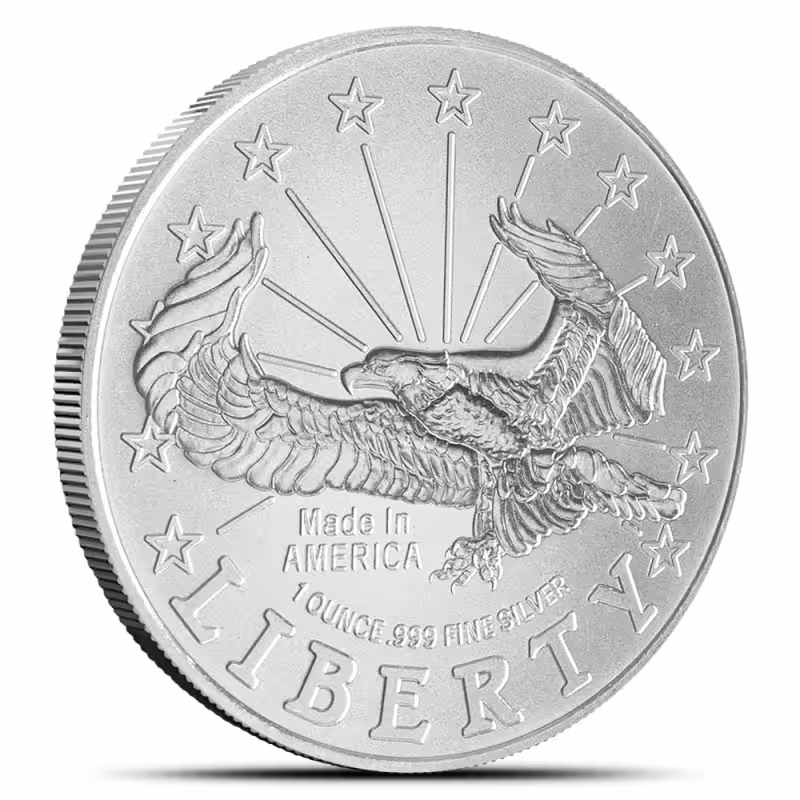 1 oz SilverTowne Liberty Eagle Silver Rounds
