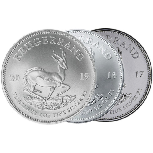 1 oz South African Silver Krugerrand Coin