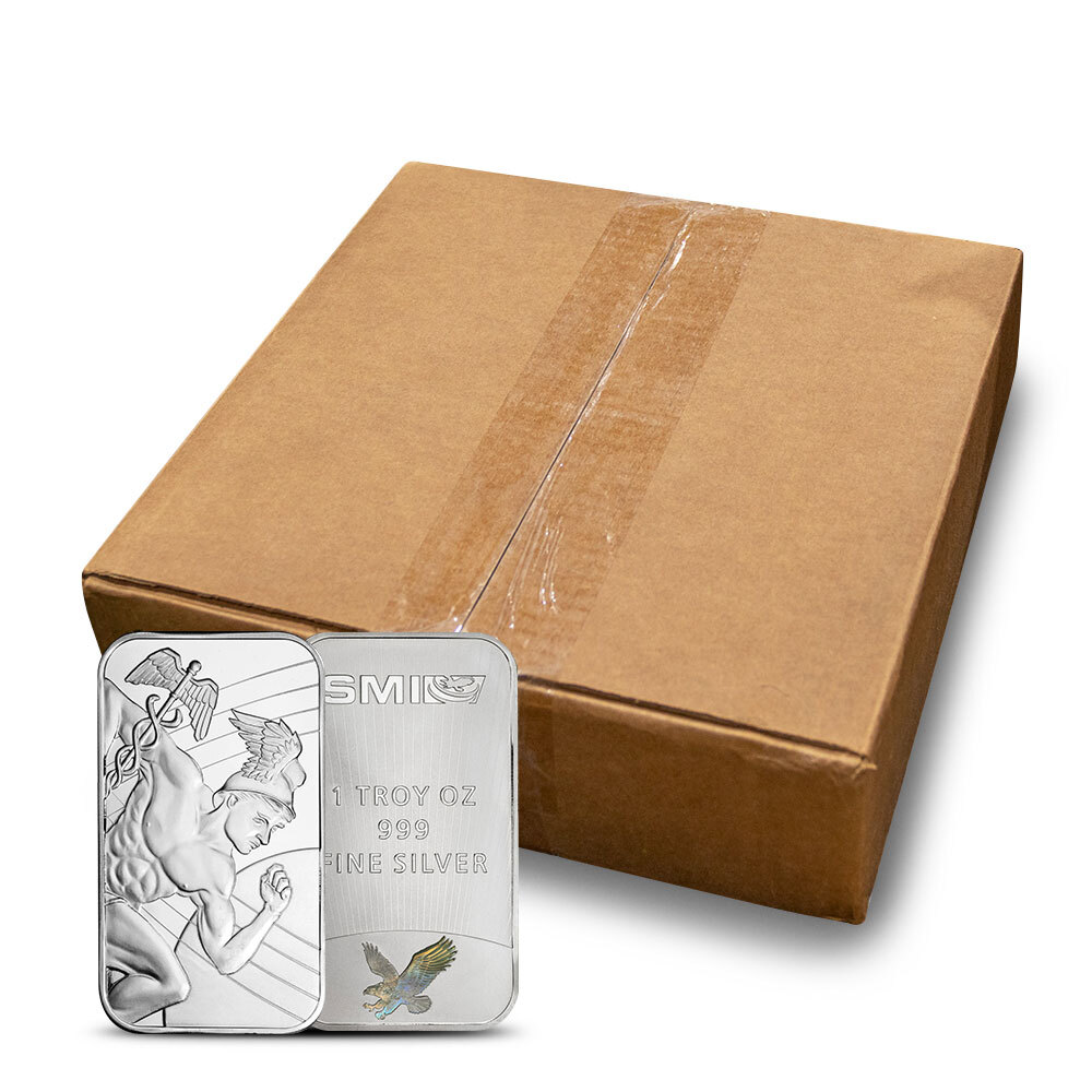 1 oz Sunshine Mercury Silver Monster Box (500 Bars, New)
