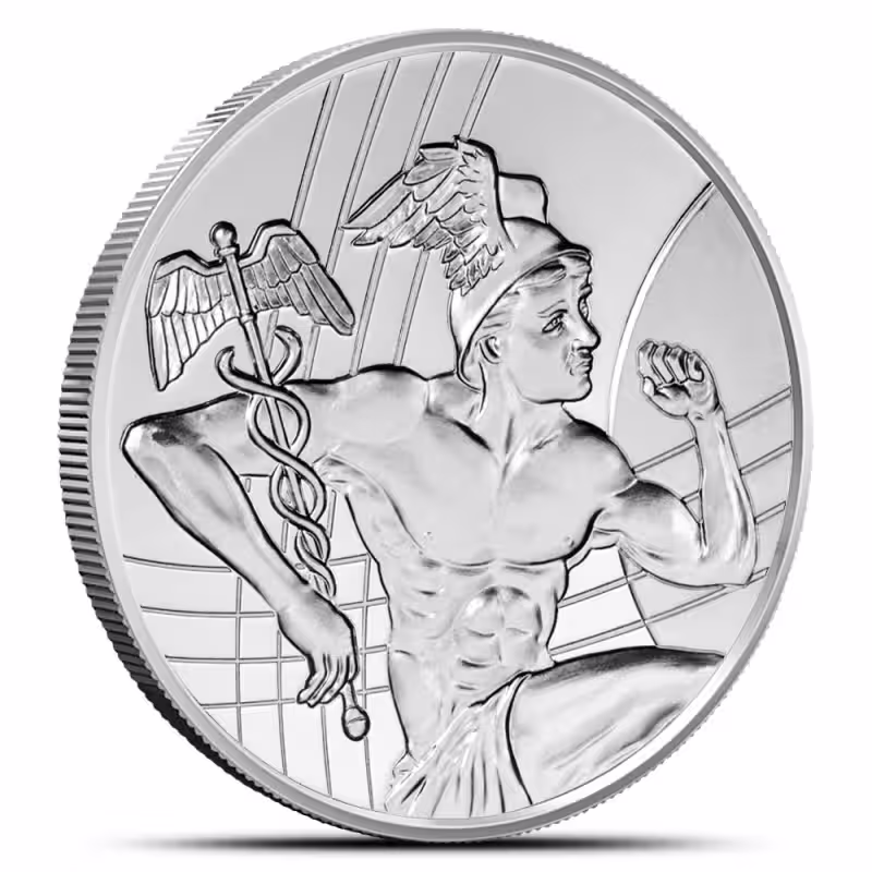 1 oz Sunshine Mercury Silver Round (New, MintMark SI)