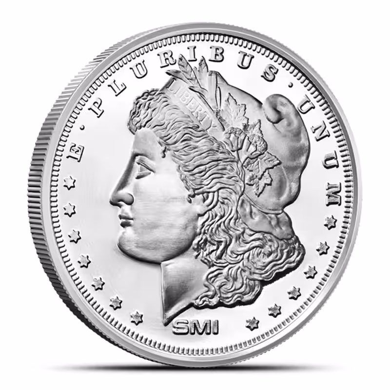1 oz Sunshine Morgan Silver Round (New, MintMark SI)