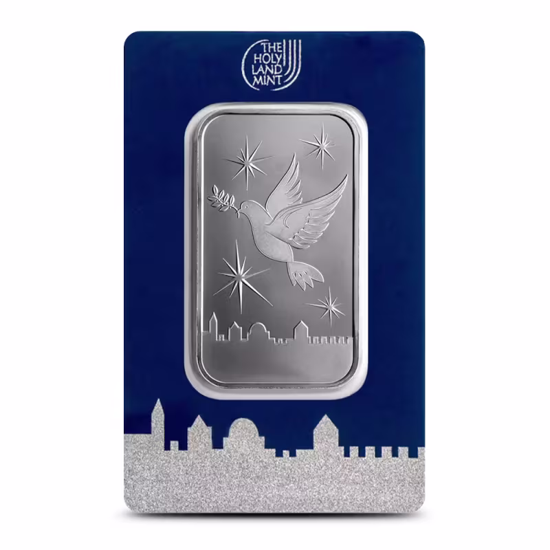 1 oz The Holy Land Mint Silver Bar (New w/ Assay)
