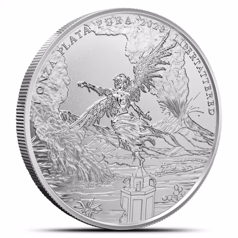 1 oz Zombucks World Libertattered Silver Round (New)