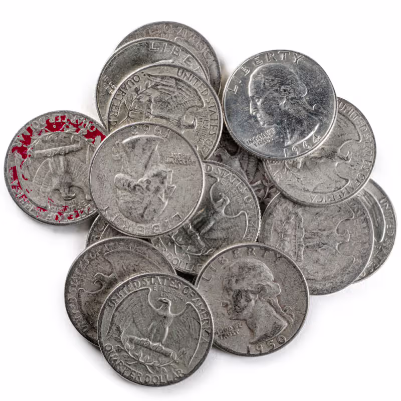 $10 Face Value Bags of 90% US Silver Coins