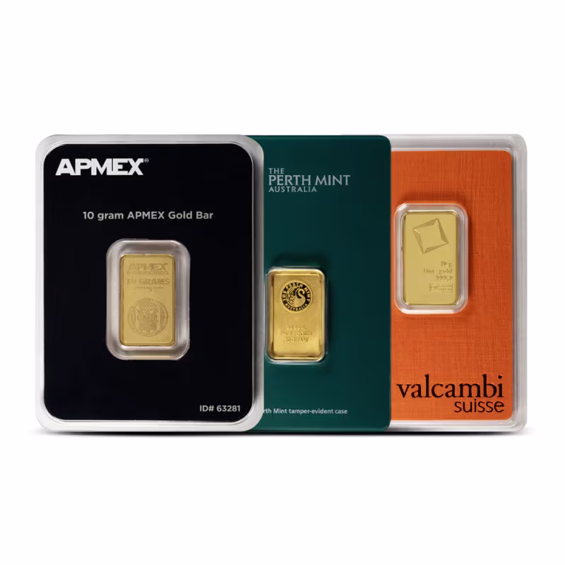 10 Gram Gold Bar (Varied Condition, Any Mint)