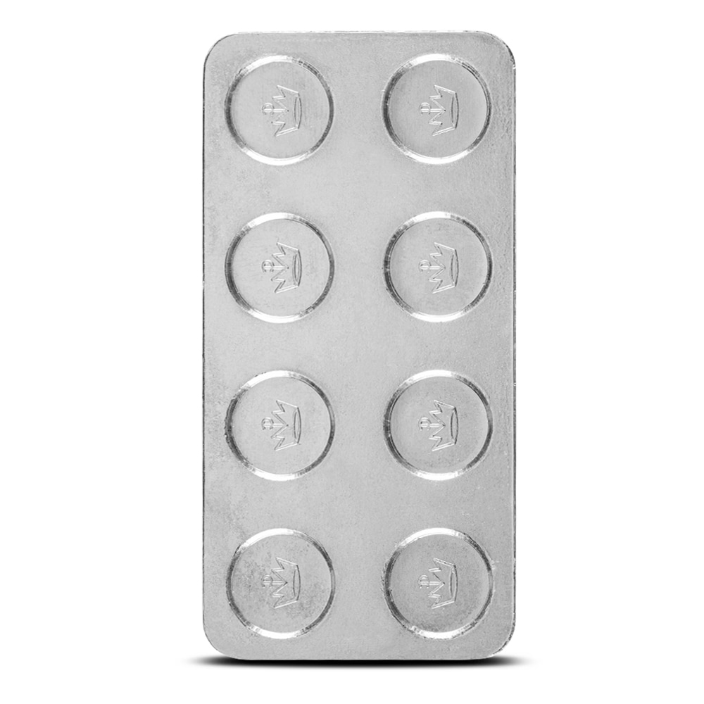 10 oz Monarch Building Block Silver Bars