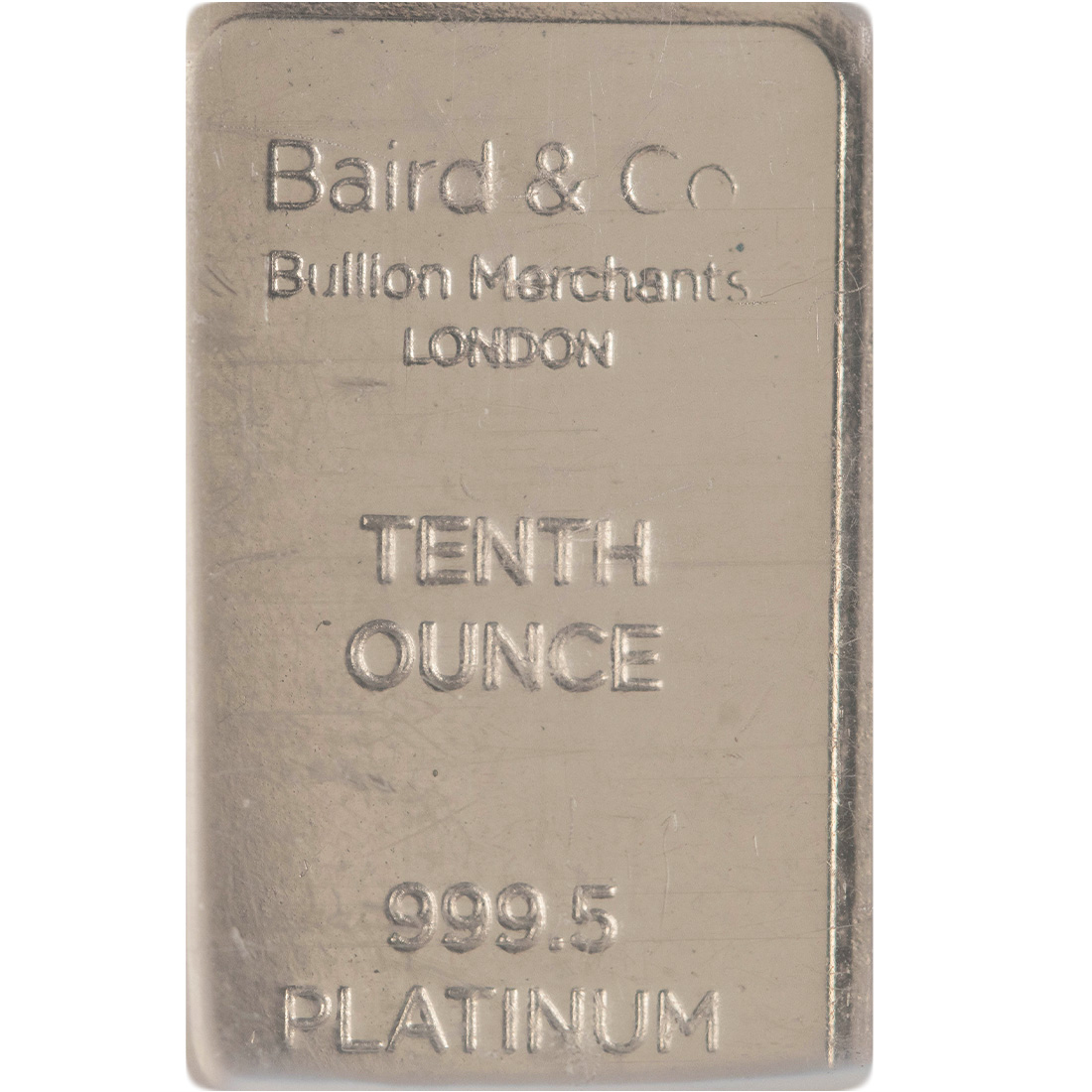 1/10 oz Platinum Bar (Varied Condition, Any Mint)