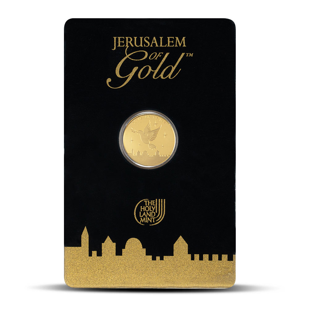 1/10 oz The Holy Land Mint Gold Round (New w/ Assay)
