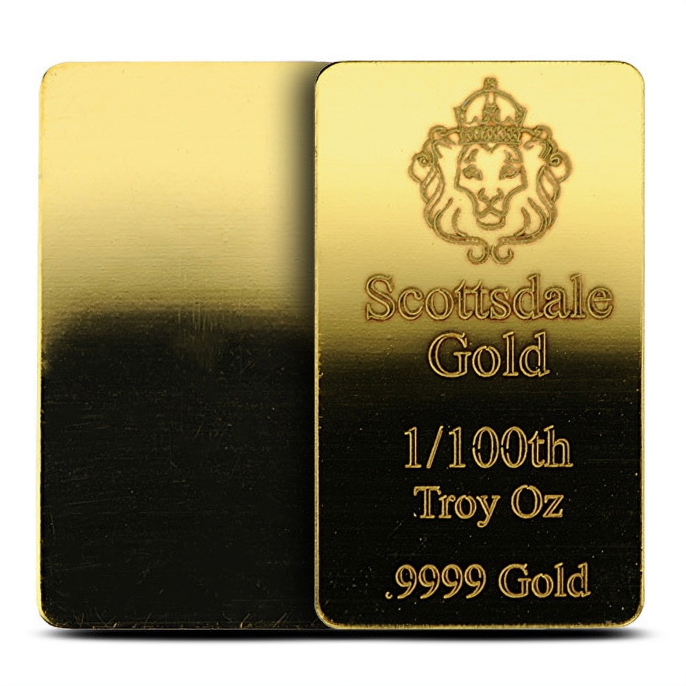 1/100 oz Scottsdale Gold Bar
