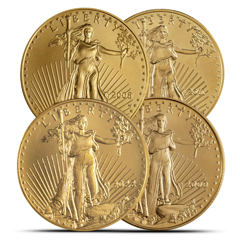 1/2 oz American Gold Eagle Coin (Random Year)