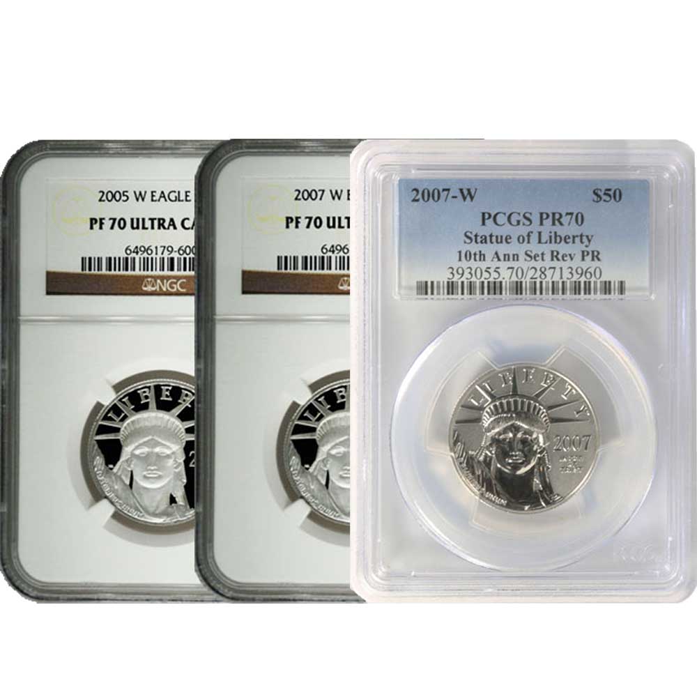 1/2 oz Proof American Platinum Eagle Coin PR/PF70