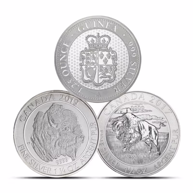 1.25 oz Silver Coin (Varied Condition, Any Mint)