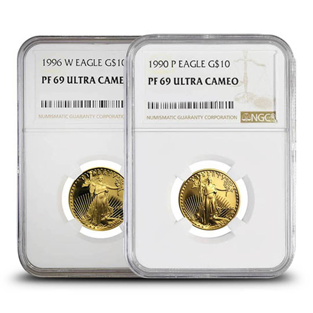 1/4 oz Proof American Gold Eagle Coin PR/PF69
