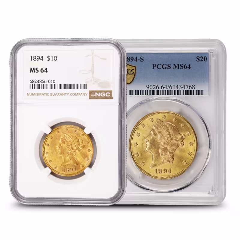 1894 Pre-33 $10 Liberty Gold Eagle Coin MS64 (PCGS or NGC)