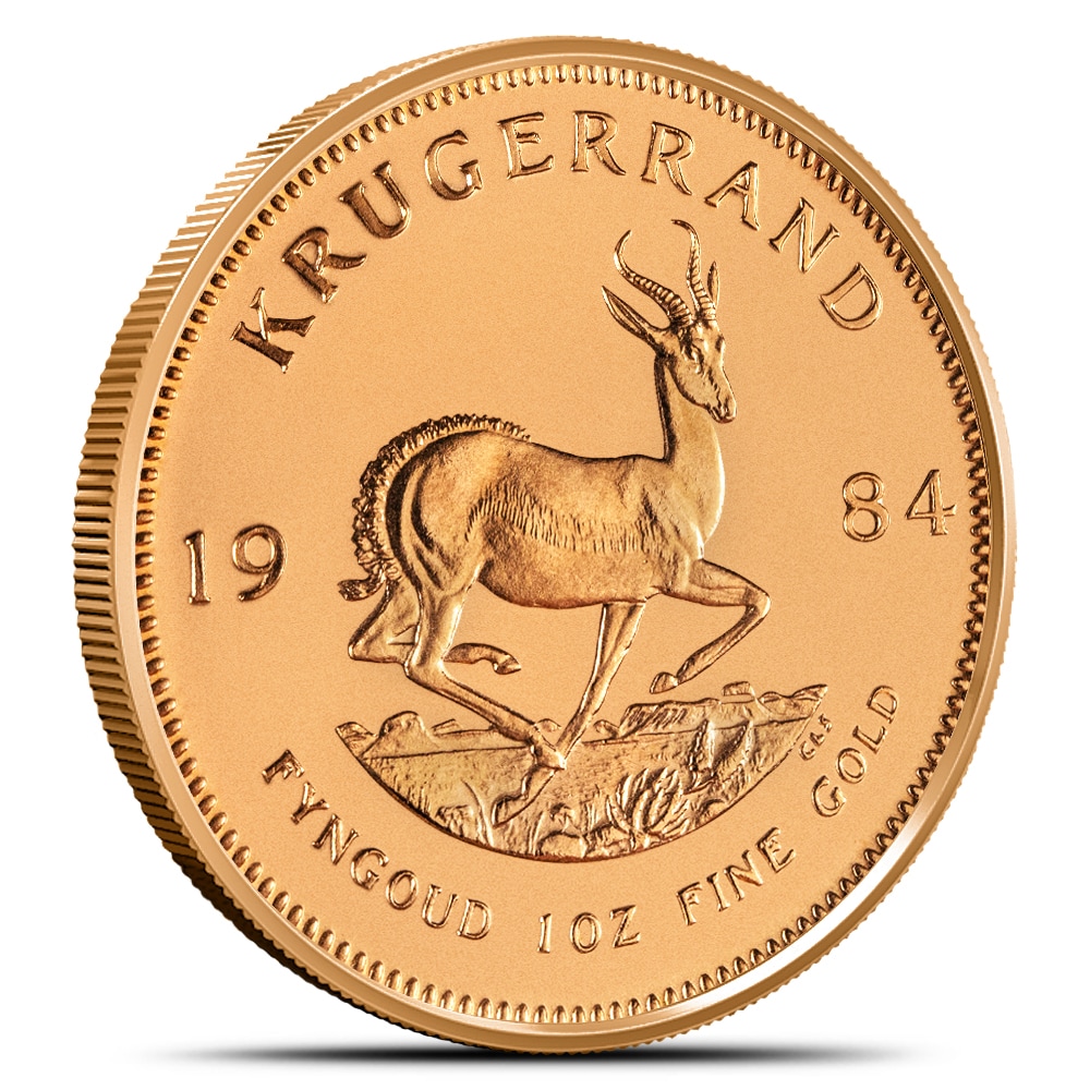 1984 1 oz South African Gold Krugerrand Coin