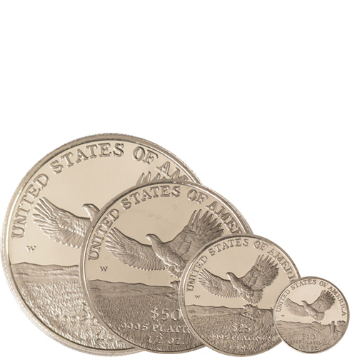 2000 Proof American Platinum Eagle 4-Coin Set