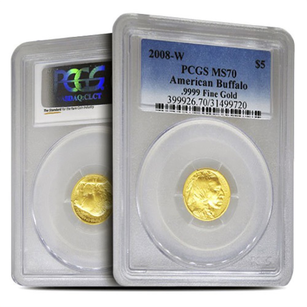 2008 1/10 oz American Gold Buffalo Coin MS70