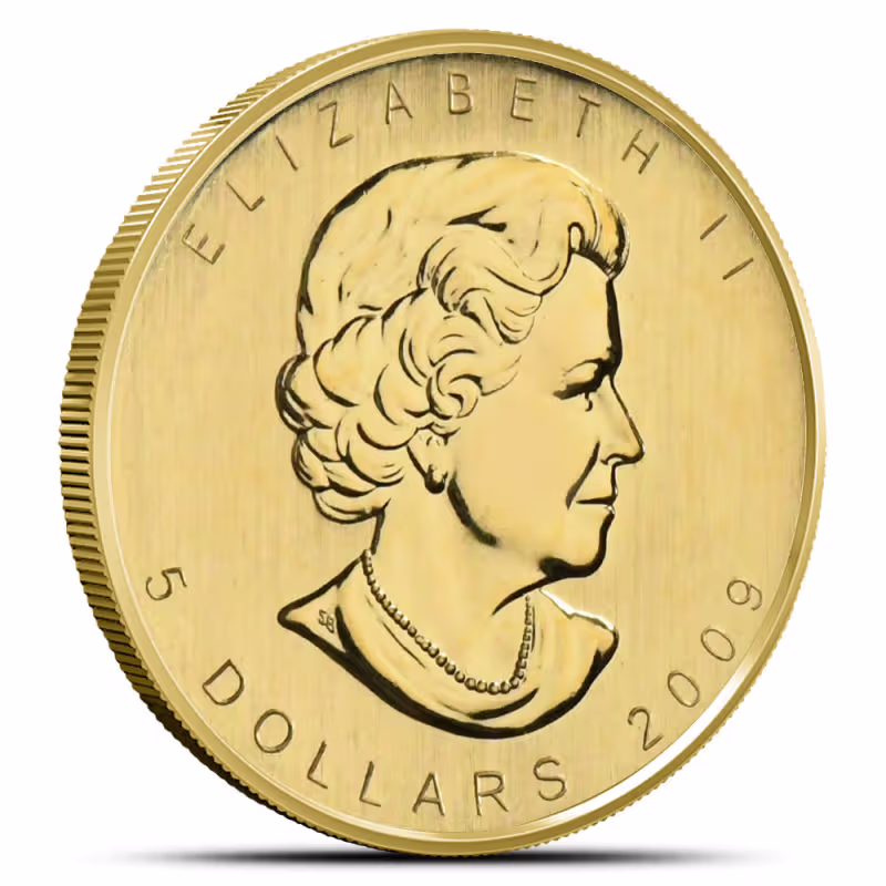 2009 1/10 oz Canadian Gold Maple Leaf Coin
