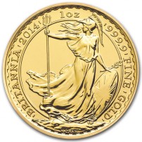 2014 1 oz British Gold Britannia Coin