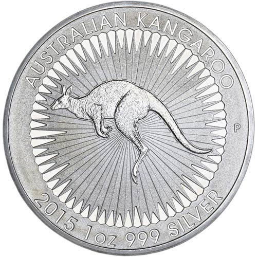 2015 1 oz Australian Silver Kangaroo Coin