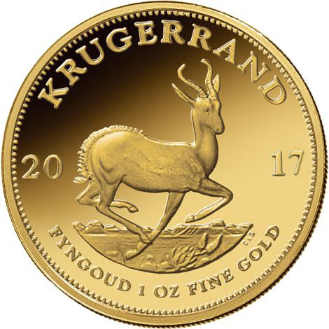 2017 1 oz South African Gold Krugerrands