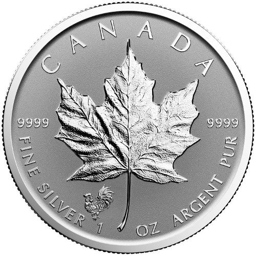 2017 Rooster Privy Canadian Silver Maple Leaf