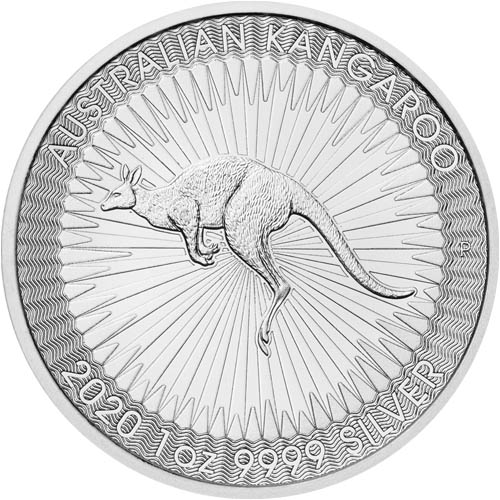 2020 1 oz Australian Silver Kangaroo Coin