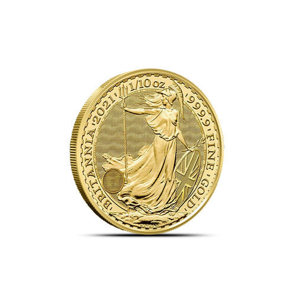 2021 1/10 oz British Gold Britannia Coin