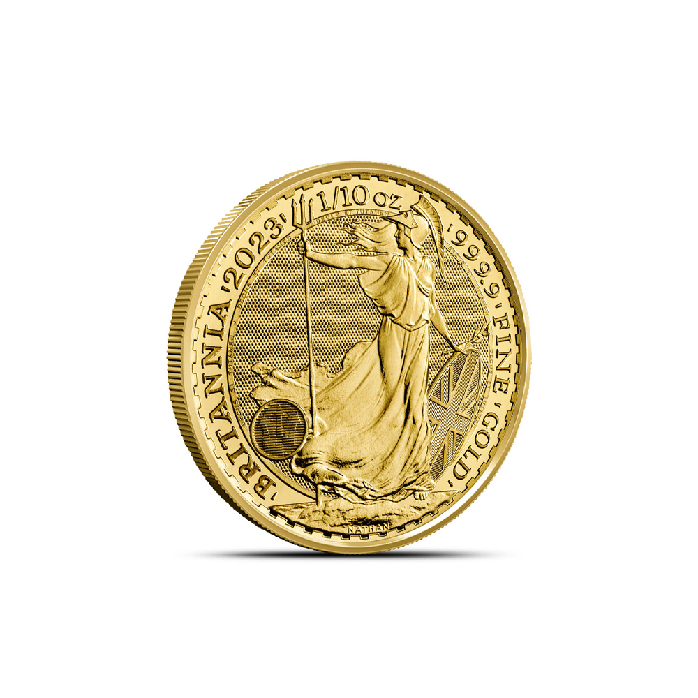 2023 1/10 oz British Gold Britannia Coin (King Charles Obverse)