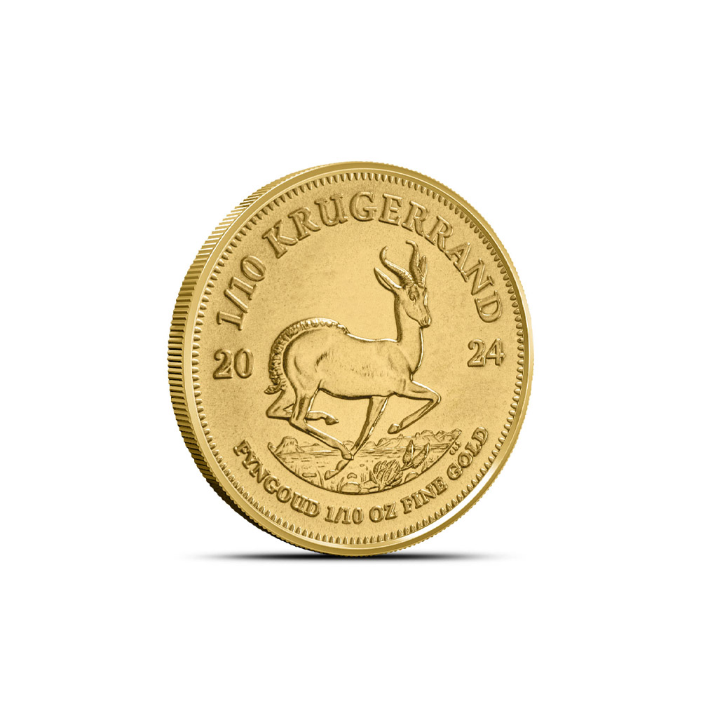 2024 1/10 oz South African Gold Krugerrand Coin (BU)