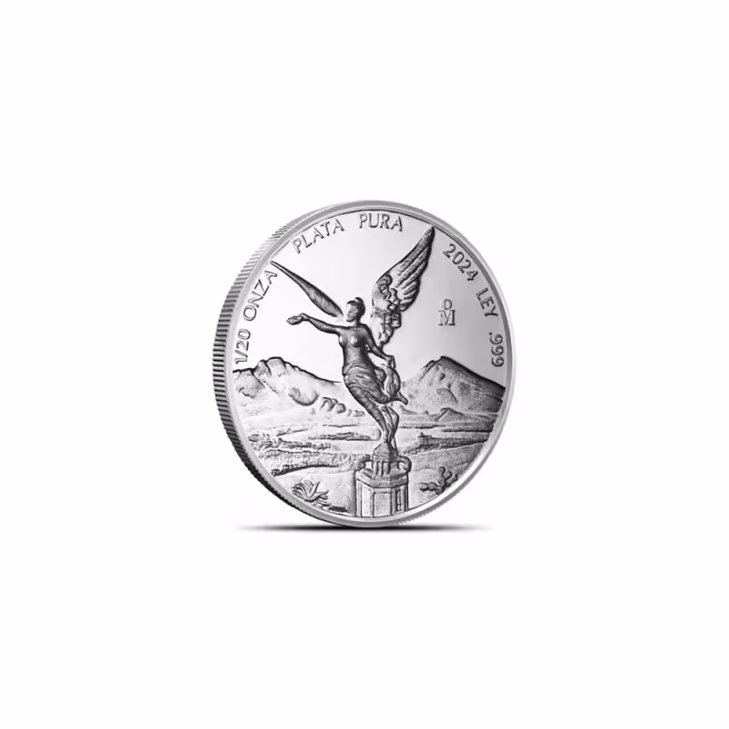 2024 1/20 oz Proof Mexican Silver Libertad Coin (In Capsule)