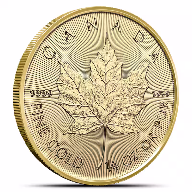 2024 1/4 oz Canadian Gold Maple Leaf Coin (BU)