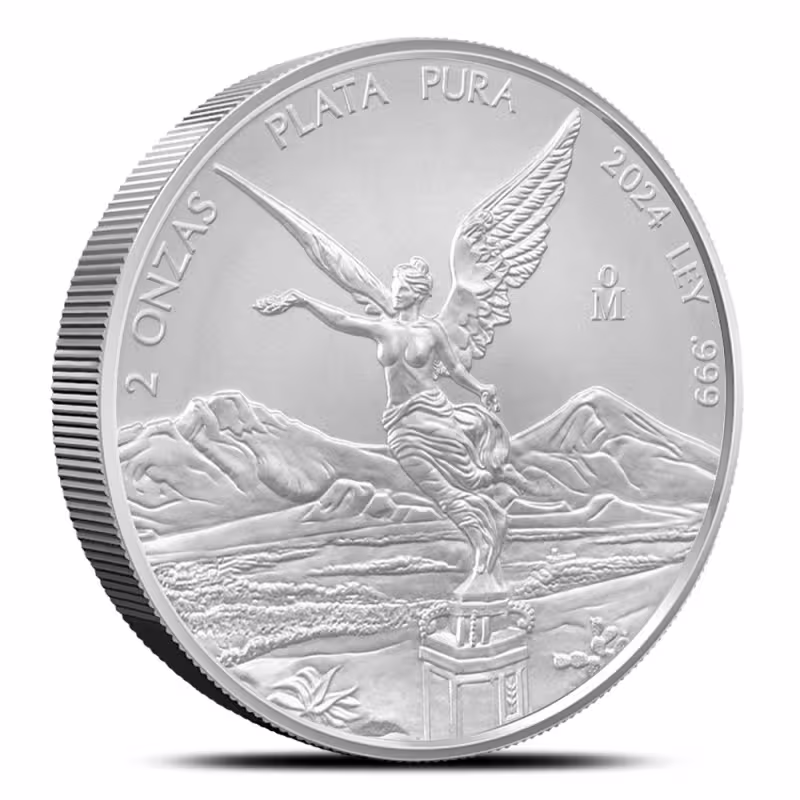 2024 2 oz Mexican Silver Libertad Coin (BU)