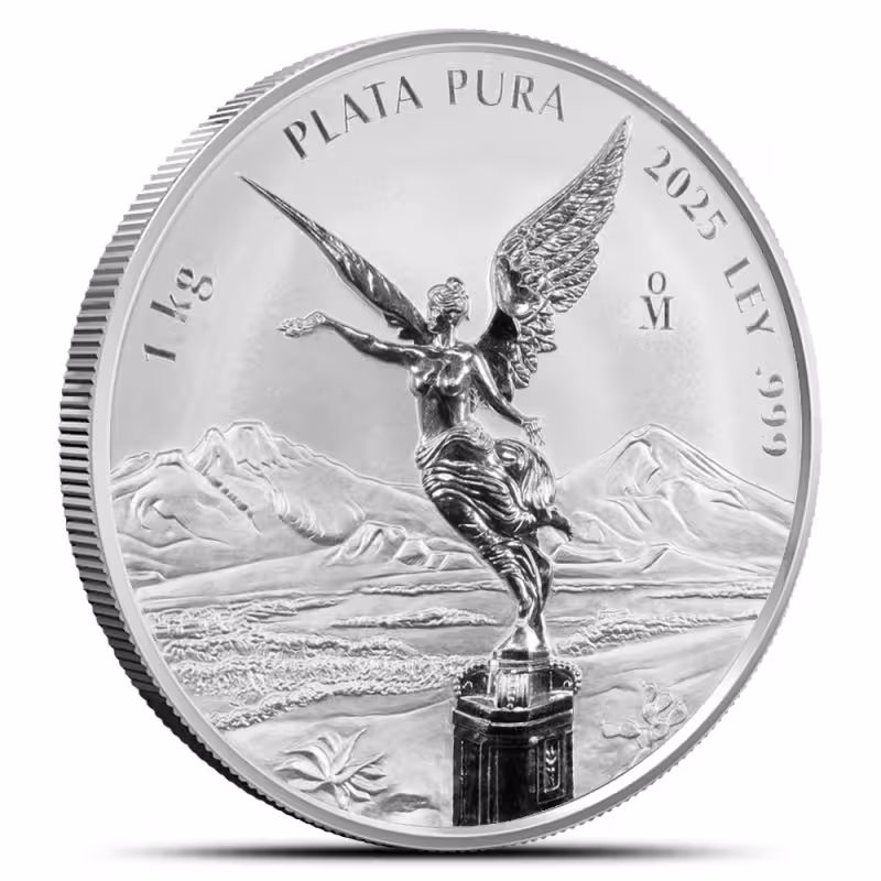 2025 1 Kilo Reverse Proof Mexican Silver Libertad Coin