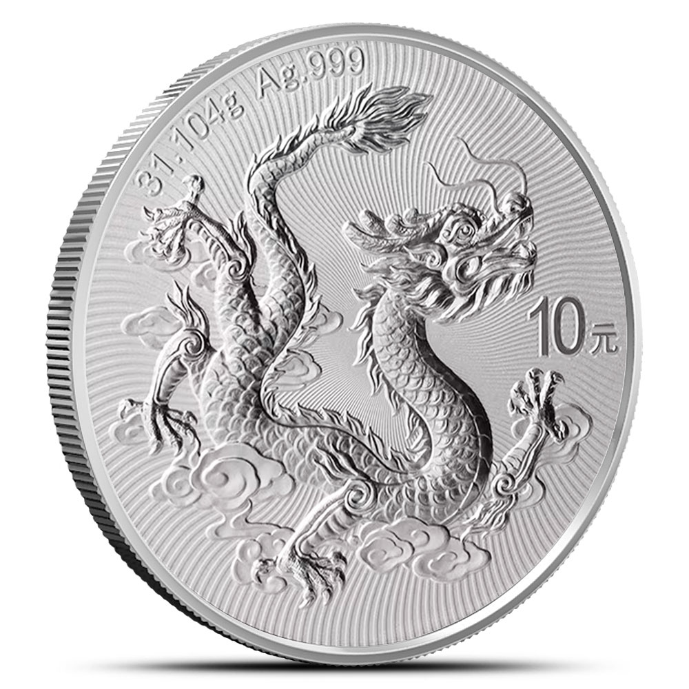 2025 1 oz Chinese Mint Silver Dragon Coin